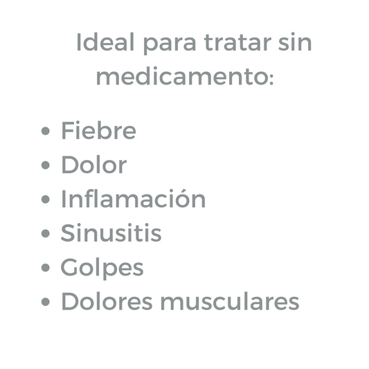 Compresa de gel FRÍO/CALIENTE para tratar FIEBRE, GOLPES, INFLAMACIÓN