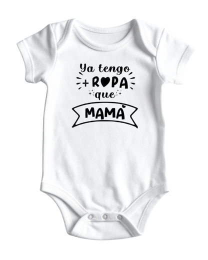 PAÑALERO MÁS ROPA QUE MAMÁ