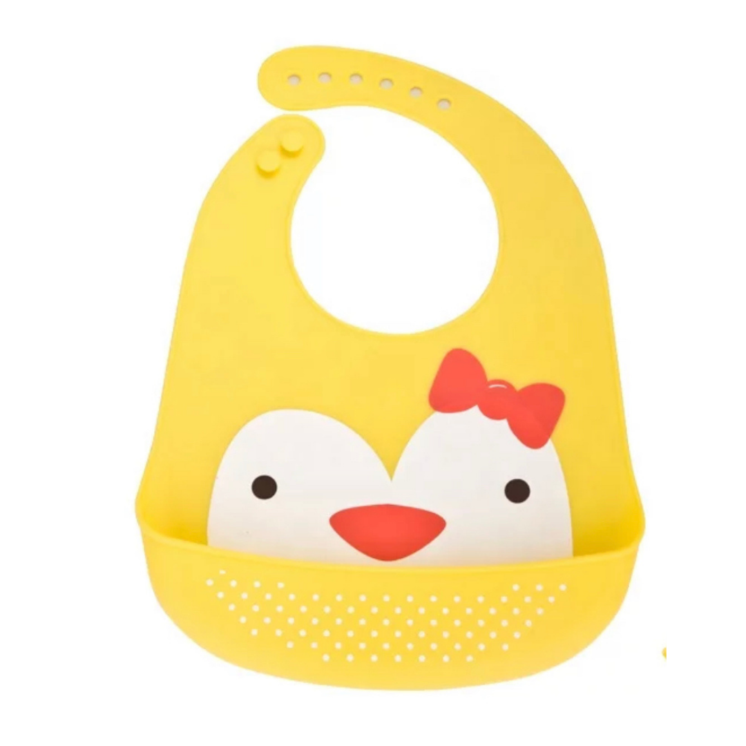 Babero de silicón - Varios Colores