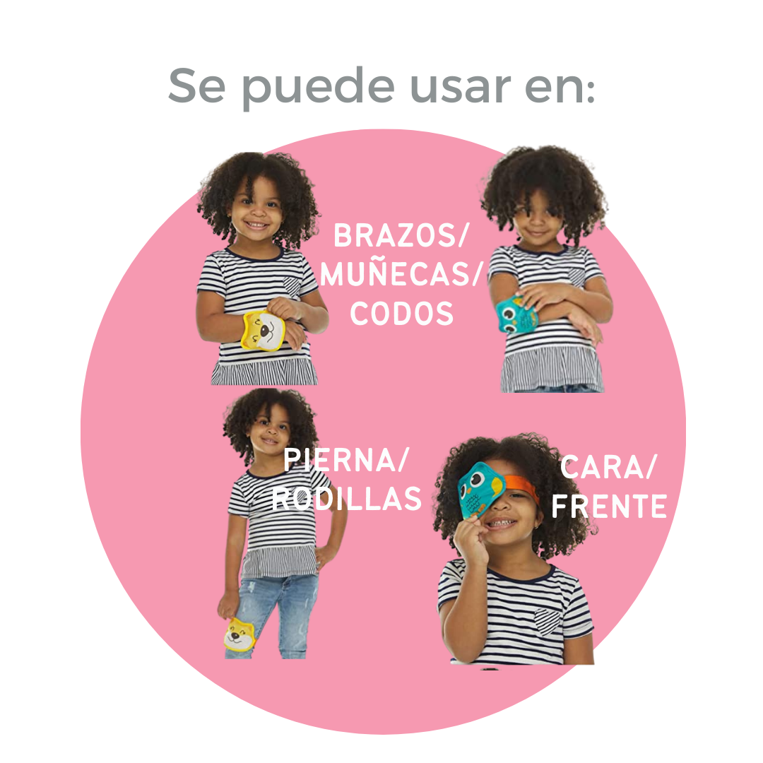 Compresa de gel FRÍO/CALIENTE  para tratar FIEBRE, GOLPES, INFLAMACIÓN