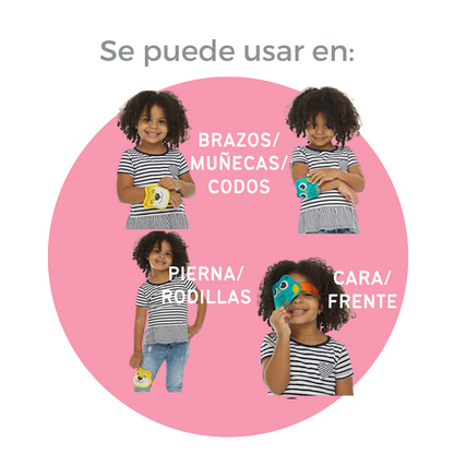 Compresa de gel FRÍO/CALIENTE  para tratar FIEBRE, GOLPES, INFLAMACIÓN